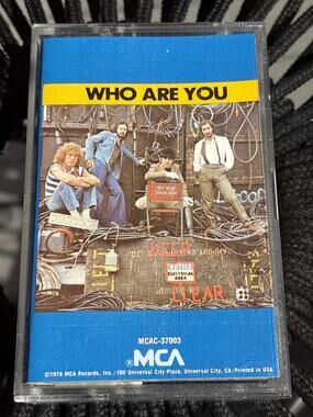 The Who Who Are You (Cassette) RARE 1978 Version MCA Records Vintage No UPC